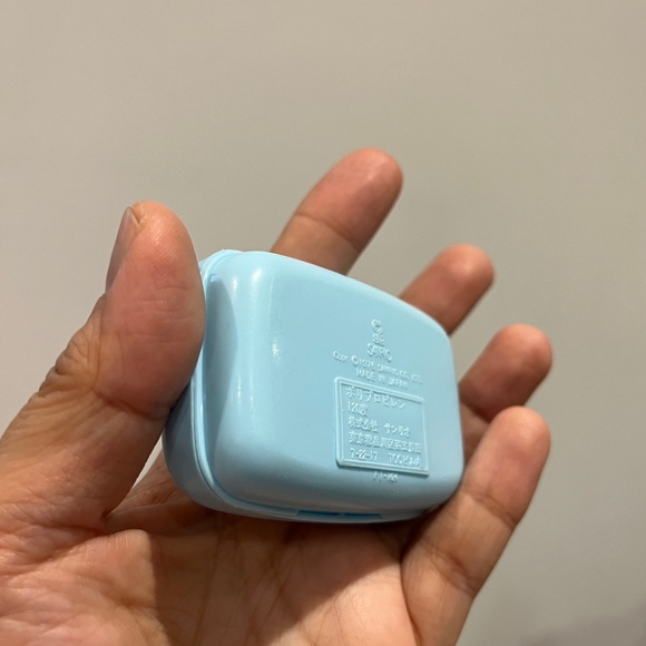 Vintage Sanrio Little Twin Stars Mini Case 1976 Made in Japan Soap Box Trinket - Picture 6 of 7